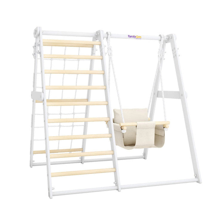 Foldable Wooden Indoor Play Gym – Safe & Engaging Fun for Toddlers