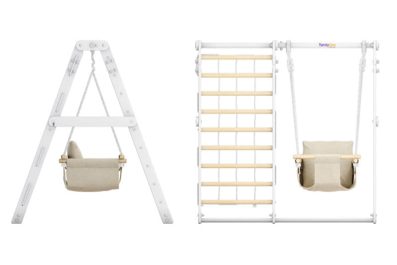 Foldable Wooden Indoor Play Gym – Safe & Engaging Fun for Toddlers