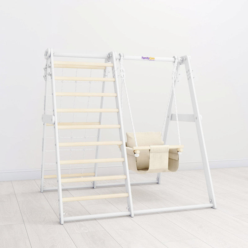 Foldable Wooden Indoor Play Gym – Safe & Engaging Fun for Toddlers